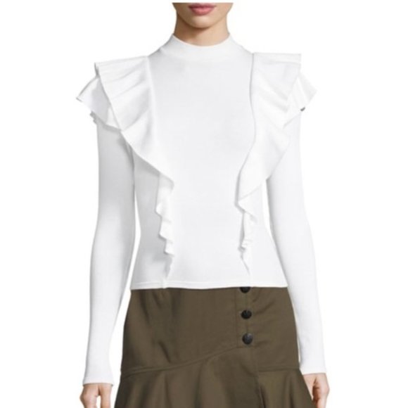 Veronica Beard Jeans Dawson Sweater in White - Picture 1 of 3